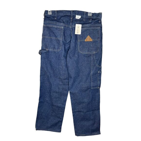Bulwark Men's Flame-Resistant Heavyweight Denim Work Jeans Blue Size 34 NWT - Picture 2 of 6